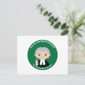 St. John Baptist de La Salle Briefkaart (Staand voorkant)