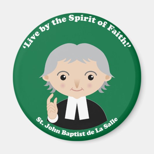 St. John Baptist de La Salle Magneet (Voorkant)