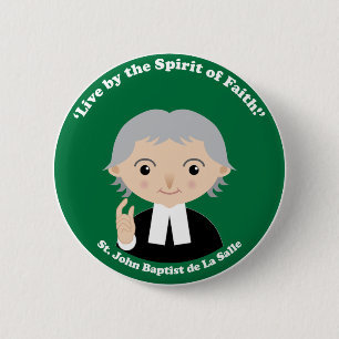 St. John Baptist de La Salle Ronde Button 5,7 Cm