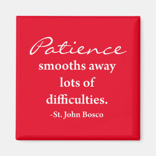 St. John Bosco Inspirerend Magnet - Rood