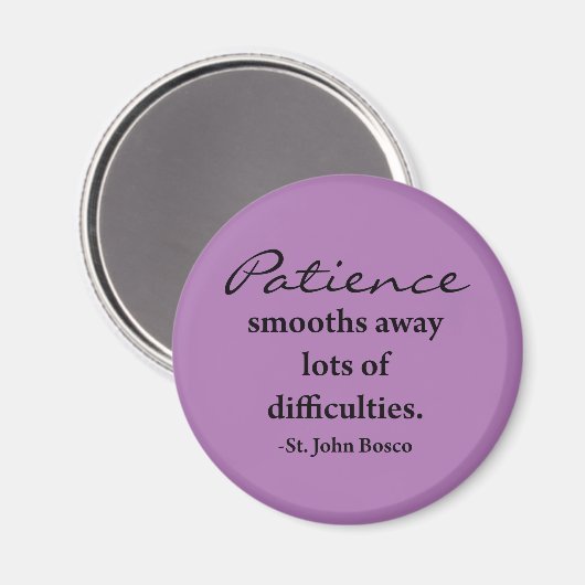 St. John Bosco Inspirerende magneet - Lavendel (Voorkant / Achterkant)