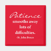 St. John Bosco Inspirerende magneet - rood (Voorkant)