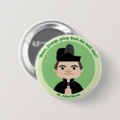 St. John Bosco Ronde Button 5,7 Cm (Voorkant /achterkant)