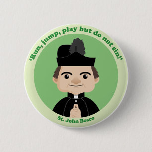 St. John Bosco Ronde Button 5,7 Cm
