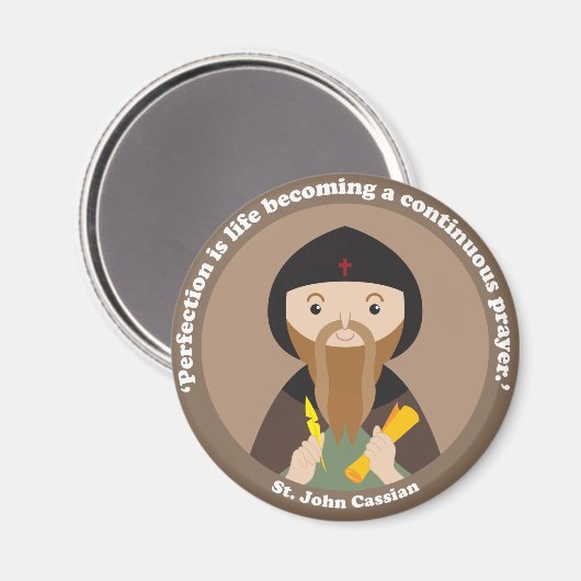St. John Cassian Magneet (Voorkant / Achterkant)