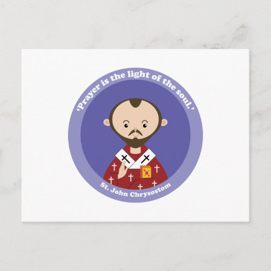 St. John Chrysostom Briefkaart (Voorkant)