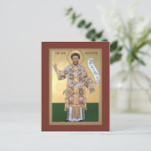 St. John Chrysostom Prayer Card Briefkaart (Staand voorkant)