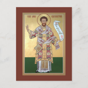 St. John Chrysostom Prayer Card Briefkaart