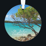 St. John Cinnamon Bay Beach Round Ornament<br><div class="desc">Mooie Sint John Island, Cinnamon Bay Beach round ornament! Dit mooie dubbelzijdige acryltropische ornament is voorzien van een adembenemend uitzicht van het populaire strand van Sint-John USVI Cinnamon Bay! Dit ornament komt ook in verschillende vormen voor! Het is een prachtige aanvulling op je ornament collectie, en een groot geschenk voor...</div>