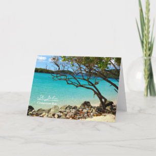 St. John Cinnamon Bay Blank Note Card Kaart