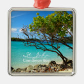 St. John Cinnamon Bay Silver Lijst Ornament (Voorkant)