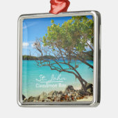 St. John Cinnamon Bay Silver Lijst Ornament (Links)