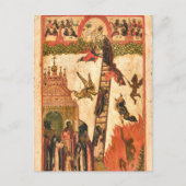 St. John Climacus (of the Ladder) Orthodox Icon    Briefkaart (Voorkant)