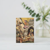 St. John Climacus Orthodox Christelijk Gebed Kaart Plaatskaartje (Staand voorkant)