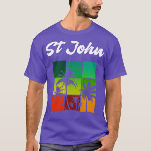 St John Cool Maagdeneilanden Vakantie Souvenir T-shirt
