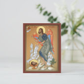 St. John de Forerunner Prayer Card Briefkaart (Staand voorkant)
