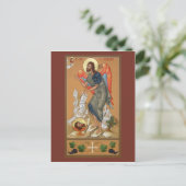 St. John de Forerunner Prayer Card Briefkaart (Staand voorkant)