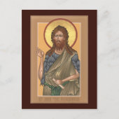 St. John de Forerunner Prayer Card Briefkaart (Voorkant)