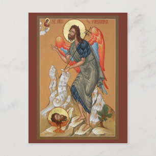 St. John de Forerunnner Prayer Kaart