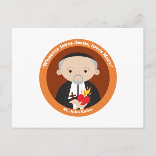 St. John Eudes Briefkaart (Voorkant)
