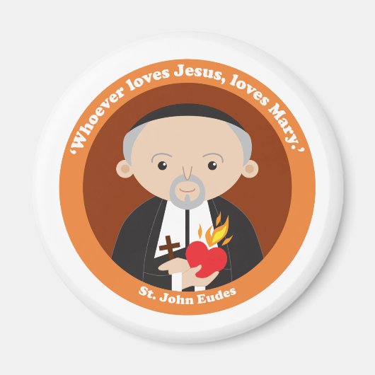 St. John Eudes Magneet (Voorkant)
