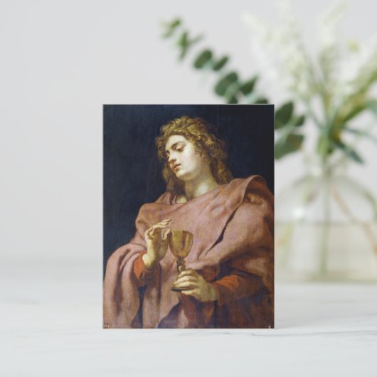 St. John Evangelist Peter Paul Rubens Briefkaart (Staand voorkant)