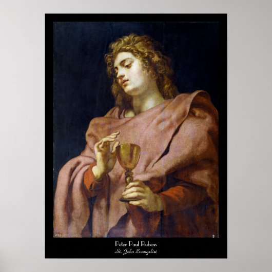 St. John Evangelist Peter Paul Rubens Poster (Voorkant)
