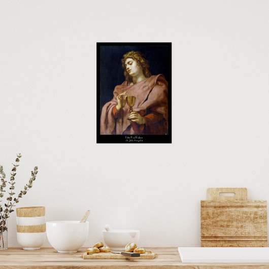 St. John Evangelist Peter Paul Rubens Poster (Keuken)