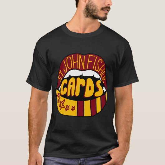 st. john fisher college lippen t-shirt (Voorkant)