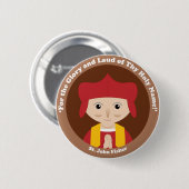 St. John Fisher Ronde Button 5,7 Cm (Voorkant /achterkant)