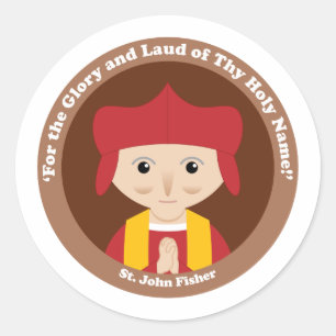 St. John Fisher Ronde Sticker