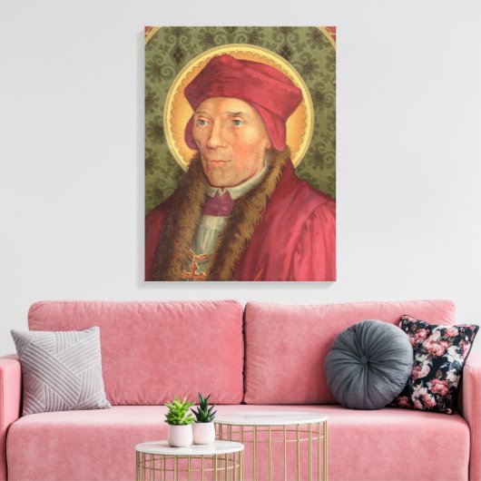 St. John Fisher (SAU 025) 18"x24" Canvas Afdruk (Insitu (Woonkamer))