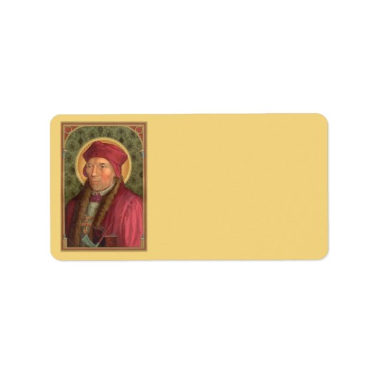 St. John Fisher (SAU 025), gekleurd Etiket (Voorkant)