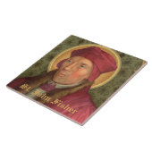 St. John Fisher (SAU 025) Keramiek Tegeltje (Zijkant)