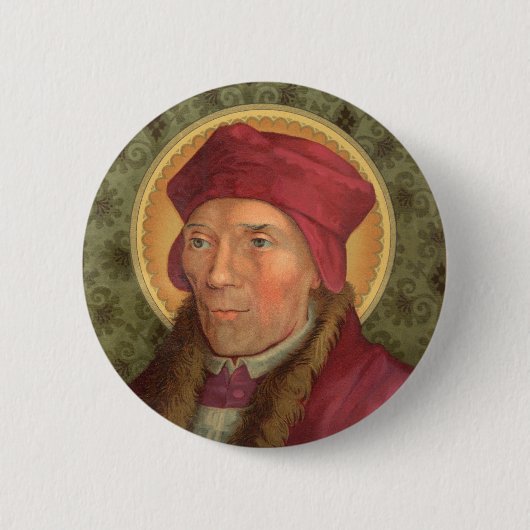 St. John Fisher (SAU 025) Ronde Button 5,7 Cm (Voorkant)