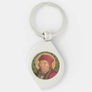 St. John Fisher (SAU 025) Swirl Metaal Sleutelhanger