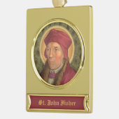 St. John Fisher (SAU 025) Verguld Banner Ornament (Links)