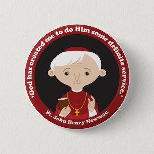 St. John Henry Newman Ronde Button 5,7 Cm