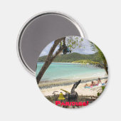ST. JOHN ISLAND, PARDISE! MAGNEET (Voorkant / Achterkant)