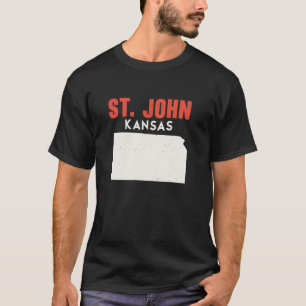 St John Kansas Verenigde Staten Verenigde Staten R T-shirt