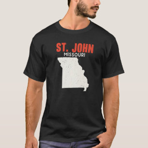 St John Missouri USA State Travel Missouri T-shirt