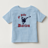 St. John Navy/Light Blue Ringer - Toddler Kinder Shirts (Voorkant)