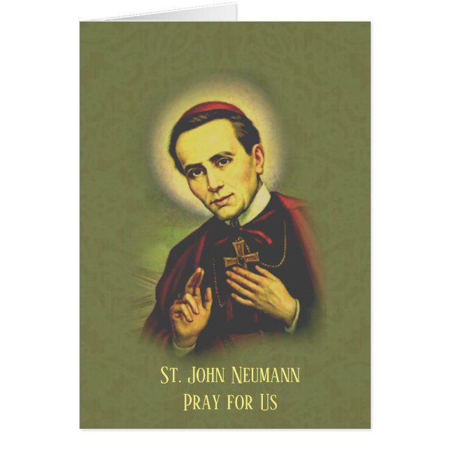 St. John Neumann katholieke priester (Voorkant)