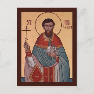 St. John of Chicago Prayer Card Briefkaart