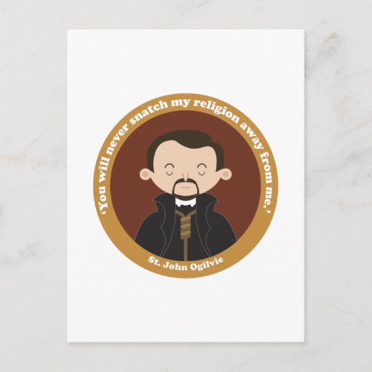 St. John Ogilvie Briefkaart (Voorkant)