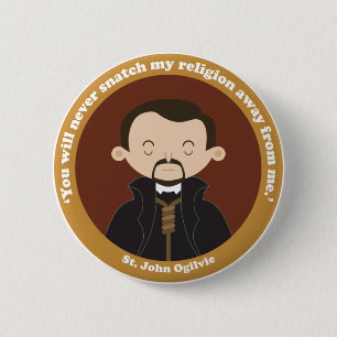 St. John Ogilvie Ronde Button 5,7 Cm