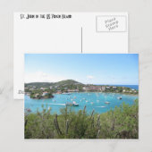 St. John op het Amerikaanse Maagdeneiland Briefkaart (Voorkant / Achterkant)