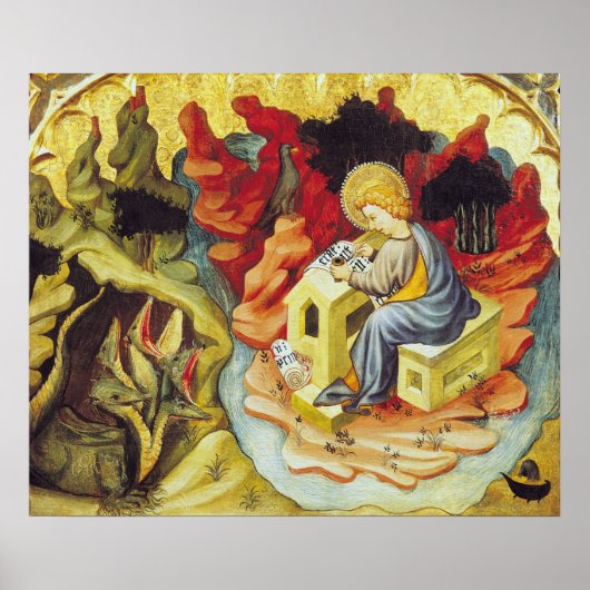 St. John op Patmos Poster (Voorkant)