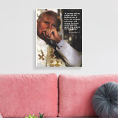 St. John Paul II Canvas Afdruk (Insitu (Woonkamer))