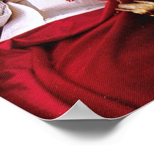 ST JOHN PAUL II EN MADONNA. POSTER (Hoek)